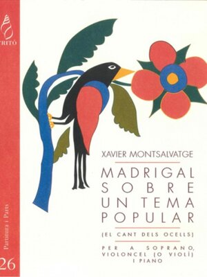 cover image of Madrigal sobre un tema popular